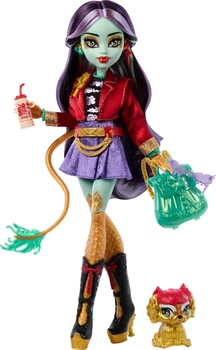 Кукла Монстер Хай Джинафаер Лонг с питомцем Monster High Jinafire Long with Pet Dog Cloudy Mattel HYV58