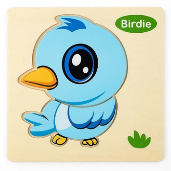 Деревянная игрушка Пазлы 15*15см Home MD 1510