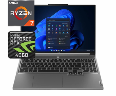 Ноутбук (2024) геймерський Lenovo Legion Slim 5-16 Ryzen 7 7435HS / 32GB / 512GB / Win11x Licensed / RTX4060 / 16" 165Hz