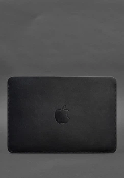 Чехол из натуральной кожи для MacBook 13 защитный синий(BB_30003399)