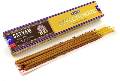 Благовония "Ласковый" - Satya Affectionate Premium Incense Sticks 15g (1440917-30644390)