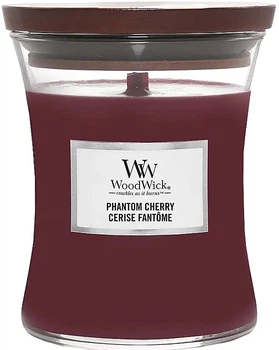 Ароматична свічка - WoodWick Phantom Cherry Candle 275g (1405109-25001176)