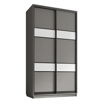 Шкаф купе двухдверный Лофт 03В-146 (140х60х220) Антрацит