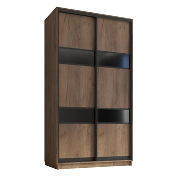 Шкаф купе двухдверный Лофт 04В-104 (100х45х240) Дуб Крафт табако