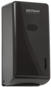 Диспенсер для листового туалетного паперу RULOPAK чорний (803511.B)