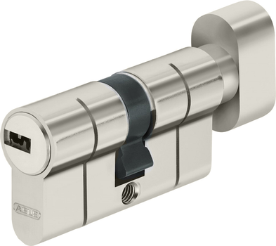 Цилиндр ABUS KD6PS N Z45/K45 5К ключ-поворотник 45/45 Матовый никель (KD6PS N Z45/K45 5К)