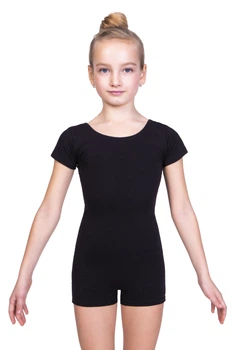 Комбинезон для гимнастики Dance & Sport N 016 M/116-122 Черный