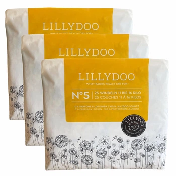 Подгузники Lillydoo 5 11-16 кг 75 шт (104814698)