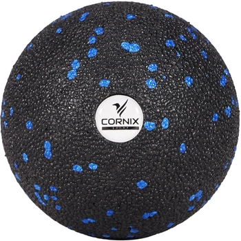 Масажний м'яч Cornix XR-0126 EPP Ball 8 см Чорний/Синій