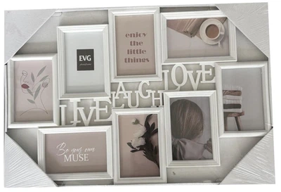 Мультирамка на 8 фото EVG INNO ZB-8L-4060 WHITE COLLAGE 8