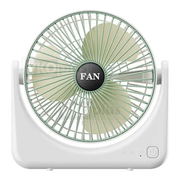 Вентилятор настольный USB Mini Desk fan аккумуляторный портативный белый
