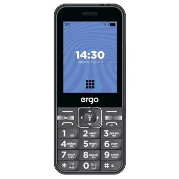 Мобильный телефон Ergo E281 Dual Sim Black