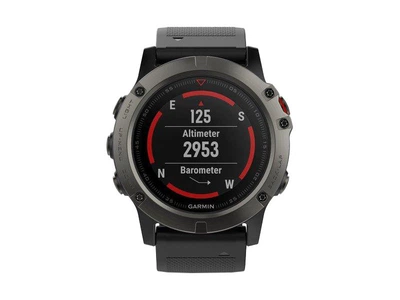 Cмарт-годинник Garmin Fenix 5x Slate Gray Sapphire With Black Band (010-01733-00)