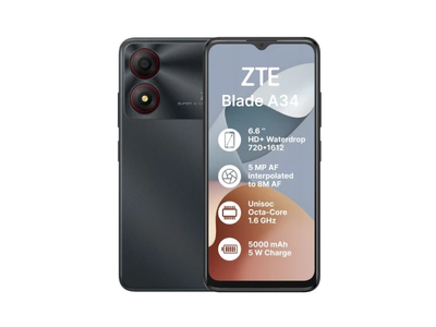 Смартфон ZTE Blade A34 4/64GB Grey