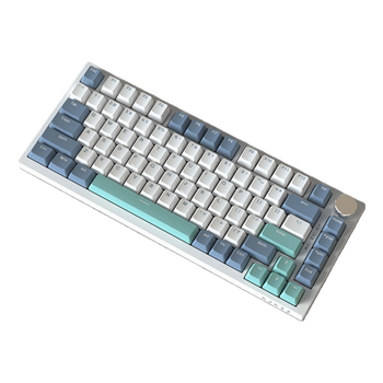 Клавиатура игровая механическая AJAZZ AK75 PRO 2.4G/Bluetooth/Кабель/Hot-Swap/Латиница Green-White-Blue