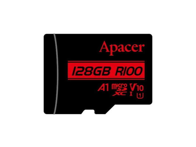 Карта пам'яті Apacer 128 GB MicroSDHC UHS-I Class 10 (AP128GMCSX10UB-RA)
