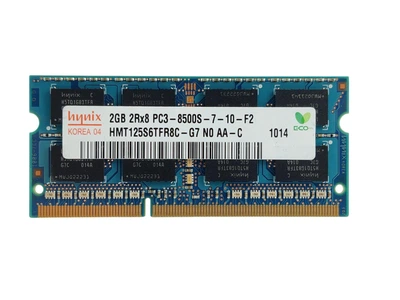 Оперативная память для ноутбука SODIMM Hynix DDR3 2Gb 1066MHz PC3-8500S (HMT125S6TFR8C-G7) 14017 Б/У