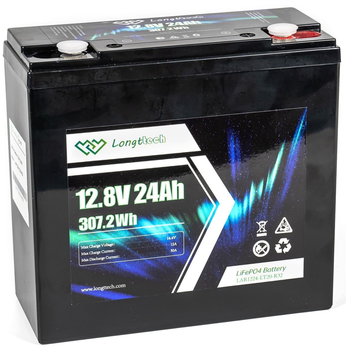 Батарея LiFePo4 Longttech LiFePO4 12.8V - 24Ah (LAR1224-LT20-R32)