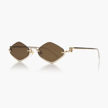 Сонцезахисні окуляри з логотипом GUCCI GG1604S-002 53 Коричневий