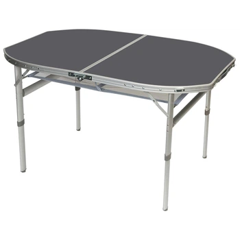 Алюминиевый складной стол Bo-Camp Case Model 120x80см 30кг серый регулируемый 36/70см