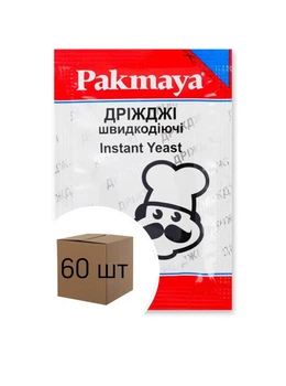 Дріжджі сухі Pakmaya 11г 60 шт