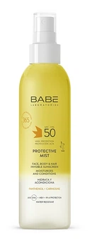 Солнцезащитный невидимый спрей-мист для лица, тела и волос с SPF 50 - Babe Laboratorios Protective Mist 150ml (1459909-35197902)