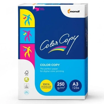 Папір офісний картон А3, 250г/м2, 125арк, Color Copy Mondi Папір щільний А3 для принтера