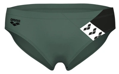 Плавки-слипы мужские Arena Stripe Swim Briefs (UV 50+) Оливковый 105 (007929-650-105)