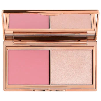 Палетка рум'яна хайлайтер Charlotte Tilbury Hollywood Blush&Glow Glide Palette, 7.5 g