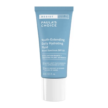 Зволожувальна емульсія Paula's Choice з SPF50 Resist Youth-Extending Daily Hydrating Fluid SPF50, 15ml