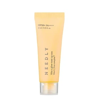 Сонцезахисний крем з ефектом освітлення та сяйва Needly Vita C Glow Tone Up Sun SPF 50+, 10 мл