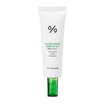 Сонцезахисний крем з екстрактом чайного дерева Dr.Ceuracle Tea Tree Purifine Green Up Sun SPF 50+, 50 мл