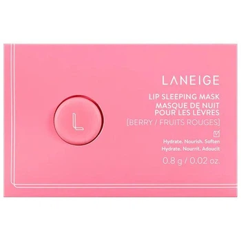 Нічна маска для губ laneige lip sleeping mask berry, 0.8 g