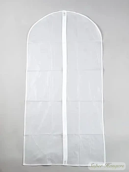 Чехол для хранения одежды Garment Bag 60 х 80 см из плащевки бело прозрачный