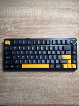 Игровая Беспроводная Клавиатура AULA F75 Thunder Black ENG/UKR