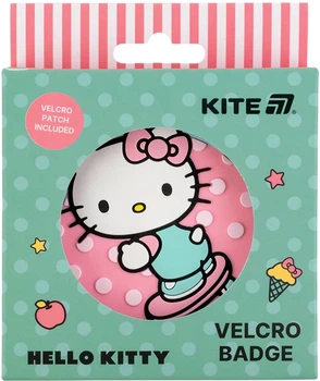 Бейдж Kite Hello Kitty на липучці (HK25-3011-1)