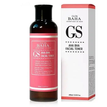 Тонер для лица с кислотами Cos De BAHA AHA BHA Facial Toner (GS) 200 мл (8809240318249)