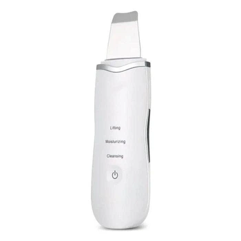 Ультразвуковой скрабер Skin Scrubber XL-293 для очистки кожи лица, Белый