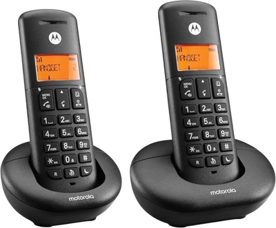 Телефон стаціонарний Motorola E202 Duo Black (F52000K50O2AES)