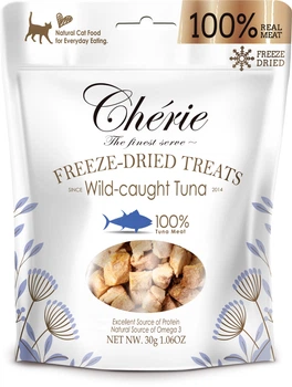 Ласощі Cherie Freeze Dired for Cat Tuna для котів з тунця дикого вилову с/м 30 г (602818)