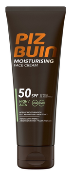 Сонцезахисний крем для обличчя Piz Buin Spf 50 зволожувальний 50 мл (3574661781204)