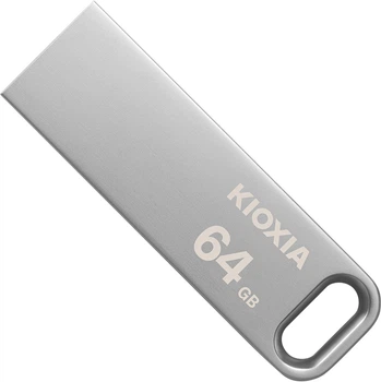 Флеш пам'ять USB KIOXIA TransMemory U366 64GB USB 3.2 Gen 1 Silver (LU366S064GG4)