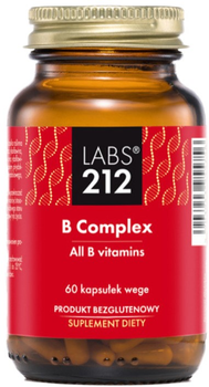 Suplement diety LABS212 B Complex All B Vitamins 60 kapsułek (5903943955756)