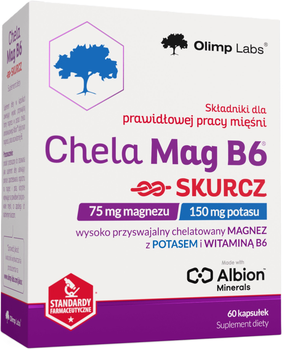 Дієтична добавка Olimp Labs Chela-Mag B6 Shrinkage 60 капсул (5901330030680)
