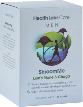 Suplement diety Health Labs ShroomMe Men Lion’s Mane & Chaga 45.5 g (5906146790957)