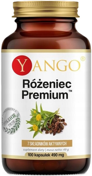 Suplement diety Yango Różeniec Premium 100 kapsułek (5907483417774)