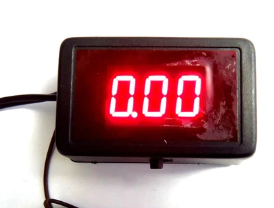 Тахометр 12V карбюраторный красный дисплей Форсаж