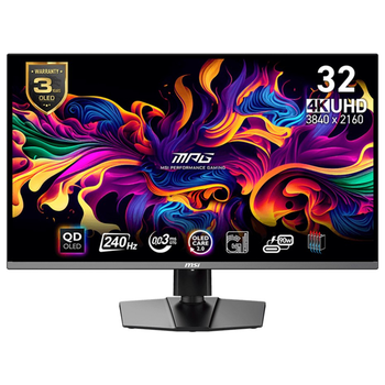 Монитор MSI QD-OLED 31.5 UHD (3840x2160) 0.03ms 240Hz 178/178 2*HDMI/DP/Type C/USB MPG 321URX QD-OLED