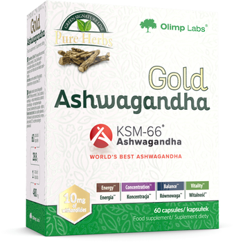 Диетическая добавка Olimp Labs Gold Ashwagandha KSM 60 капсул (5901330094217)