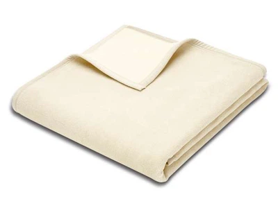 Плед BIEDERLACK Wohndecke 1410 GR 150x200 ECRU PURE NATU 50%Бавовна/50%вовна (783424)